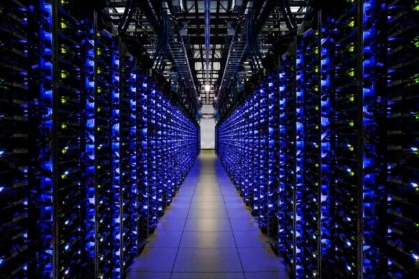 A Google data centre in Douglas County, Georgia. Image: Google Data Centers.