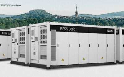Illustration of an ADS-TEC BESS in Germany