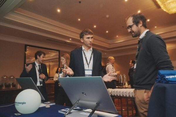 Delegates in discussion at the Battery Asset Management Summit UK & Ireland 2025 this week (14/15 October).