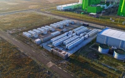 A render of LichtBlick's first large-scale battery storage facility in Röhrsdorf near Chemnitz, Germany