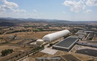 Energy Dome's 20MW/200MWh project in Sardinia, Italy.