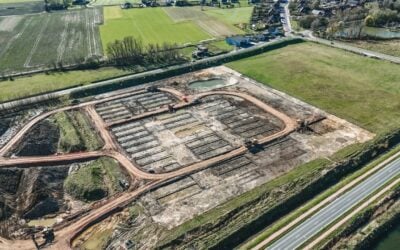 The construction site of one of the two BESS projects. Image: Storm.