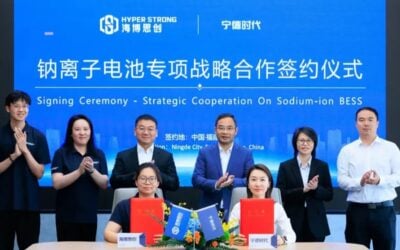 CATL Hyperstrong sodium-ion agreement ceremony