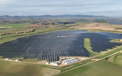 Longi's solar and storage project in Italy. Image: Longi
