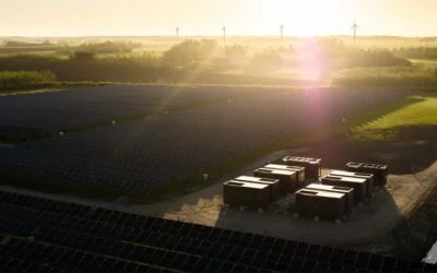 One of two Denmark BESS projects that have come online recently. Image: European Energy.
