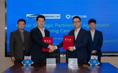 The partnership was formalised and signed at Hithium’s headquarters in Xiamen, China. Image: Hithium.