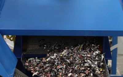 Art of shredding: Li-Cycle's Spoke facilities begin the process of recycling batteries by shredding them down before hydrometallurgical separation of the materials. Image: Li-Cycle.