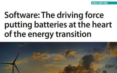 Software The driving force putting batteries at the heart of the energy transition
