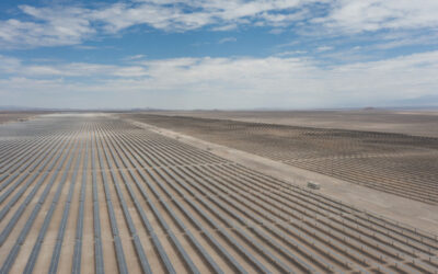 The 244MWp Sol del Desierto PV project in Antofogasta, Chile. Image: Atlas Renewables / PR Newswire.