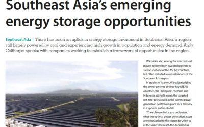 Southeast Asia’s emerging energy storage opportunities