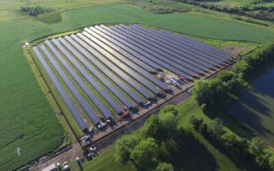 The solar and storage markets are booming in the US. Speedway, a Summit Ridge community solar project in Illinois. Image: Summit Ridge Energy.
