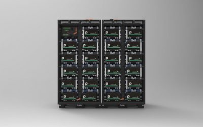 Centipede allows for the connection of multiple Powin Stack units (pictured). Image: Powin Energy.