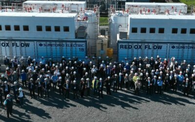The redox flow battery project in California from Sumitomo Electric. Image: Sumitomo Electric.