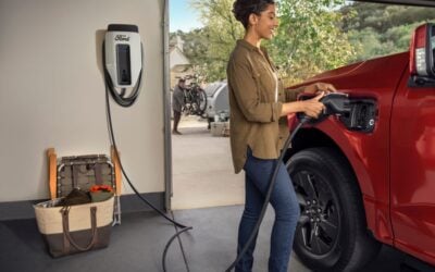 Ford's previous involvement in the energy storage space was its tie-up with Sunrun to add vehicle-to-X capabilities to the now-discontinued F150 Lightning Electric truck. Image: Sunrun/Ford.