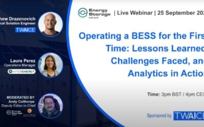 TWAICE first time BESS webinar landing page