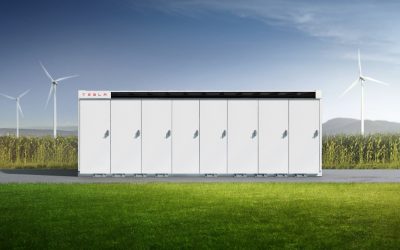 Tesla's Megapack lithium-ion battery storage solution. Image: Tesla.