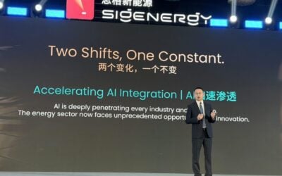 Sigenergy founder & CEO Tony Xu. Image: Carrie Xiao / Solar Media