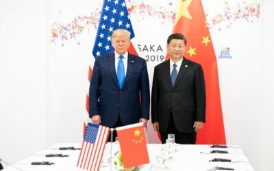 US president Donald Trump and Chinese leader Xi Jinping, pictured together at the 2019 G20 Summit. Tensions between the two countries have not impacted the energy storage market as much as might have been expected. Image: Trump White House Archived via Flickr.