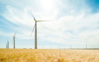 Gecama wind power plant, pictured during construction in 2020. The 329MW power plant went into operation in 2022. Image: Typsa