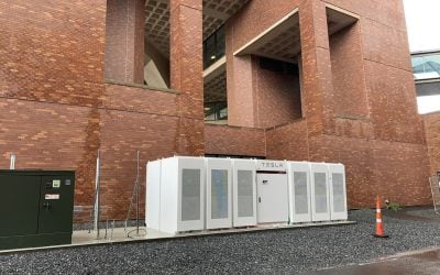 An existing Enel X commercial-scale battery storage project in Massachusetts, US. Image: Enel X.