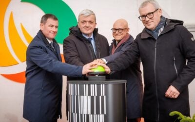 Inauguration of the 80MW/1,100MWh TES plant in Tallinn, Estonia. Image: Utilitas.