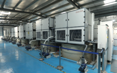 Delectrik makes its flow batteries, including electrolyte processing, in India. Image: Delectrik Systems.