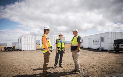 Workers photographed at the Waikoloa site earlier this year. Image: Baywa r.e.