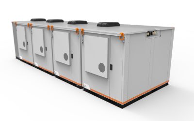 Wärtsilä GridSolv Quantum battery storage, launched by the company in 2020. Image: Wärtsilä.