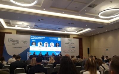 The 'Building the Pipeline: Capacity Market Auctions in Poland' panel discussion at today's event. Image: Solar Media.