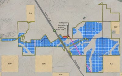 California solar and storage project