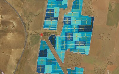 Design sketch for the project, which will allow dual land use activities, with sheep grazing planned on site. Image: Wirsol.