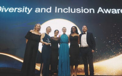 WinES collected the Diversity and Inclusion Award at the 2025 Energy Storage Awards. Image: Solar Media.