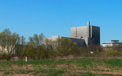 The decommissioned nuclear power plant where the BESS will be built. Image: Puschel62 / CC.