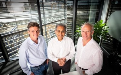 L-R Simon Morrish (CEO Xlinks), Paddy Padmanathan (Vice-Chair Xlinks), Dave Lewis (Chair Xlinks). Image: Xlinks.