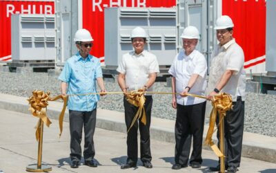 Ribbon cutting by Philippines President Ferdinand Marcos Jr at the Limay BESS in Luzon which was the subject of Carlos Nieto of ABB's Guest Blog. Image: ABB.