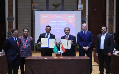ACWA Power and PLN's MoU signing in Bali. Image: ACWA Power.