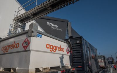 Aggreko Rental Diesel Generators at Super Bowl LII, Minneapolis
