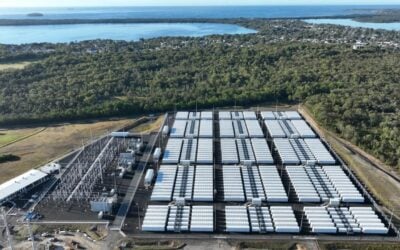 The Waratah Super Battery (pictured) in New South Wales, owned by Akaysha Energy, was brought online last year. Image: Akaysha Energy.