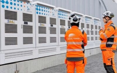 Alpiq's first fully-owned BESS project in Valkeakoski, Finland, built by Merus Power and inaugurated in late 2025. Image: Alpiq
