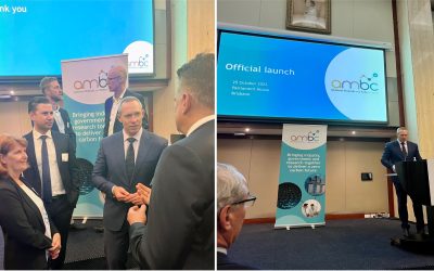 Queensland energy minister Mick de Brenni attended the launch of the Advanced Materials and Battery Council today at the state's parliament. Image: Thom Northcott, AMBC non-exec director via LinkedIn.