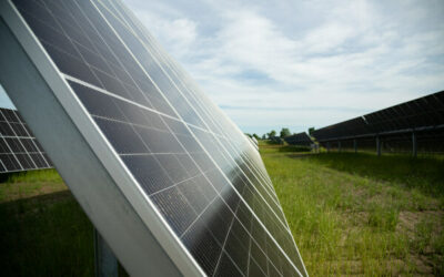 Close-up of Ameren Missouri's Montgomery community solar PV plant (6MW). Image: Ameren Missouri