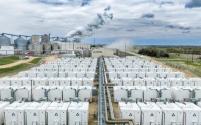 Antora's 5GWh Big Stone project for POET Bioprocessing in Big Stone City, South Dakota. Image: Antora
