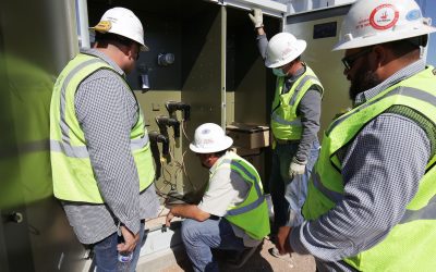 Broad Reach Power Texas BESS project in construction, 2020. Image: Broad Reach Power.