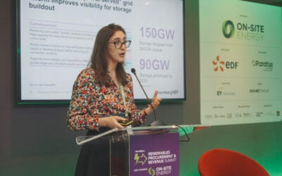 Sonia Grunenwald speaks at the Renewables Procurement & Revenue summit 2026