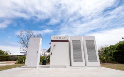 An example of a neighbourhood battery system in West Australia, installed in a
trial by Western Power. Image: Western Power.