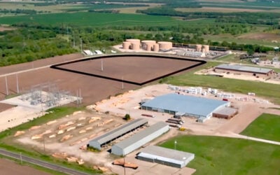 Concurrent Energy's Halstead BESS, proposed in 2023, would put a 200MW/800MWh system in the outlined area. Image: Concurrent Energy