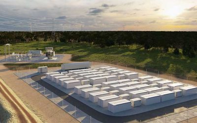 Rendering of a 200MWh BESS in  development by Queensland state government-owned power company CS Energy. Image: CS Energy.