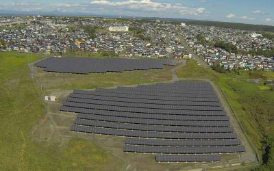 Solar power plant in Hokkaido, northern Japan, invested in by Daiwa. Image: Daiwa.