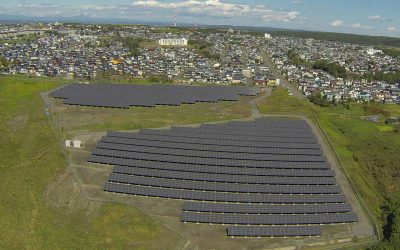 Solar power plant in Hokkaido, northern Japan, invested in by Daiwa. Image: Daiwa.