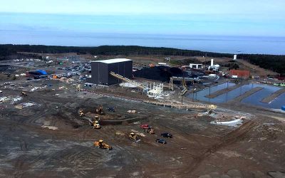 Donkin coal mine, Nova Scotia, which closed in 2020. Image: Morien Resources.